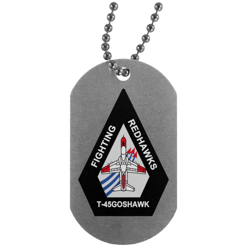 VT 21 7 Dog Tag - Silver