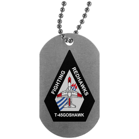 VT 21 7 Dog Tag - Silver