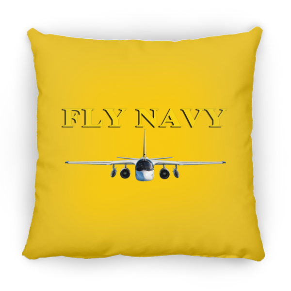 Fly Navy S-3 4 Pillow - Square - 18x18