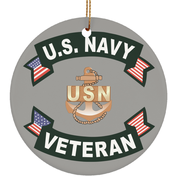 Navy Veteran 1 Ornament - Circle