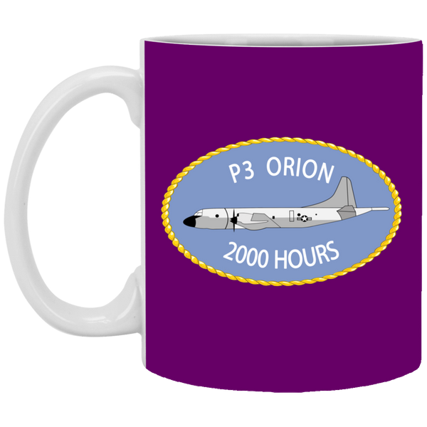 P-3 Orion 9 2000 White Mug - 11oz