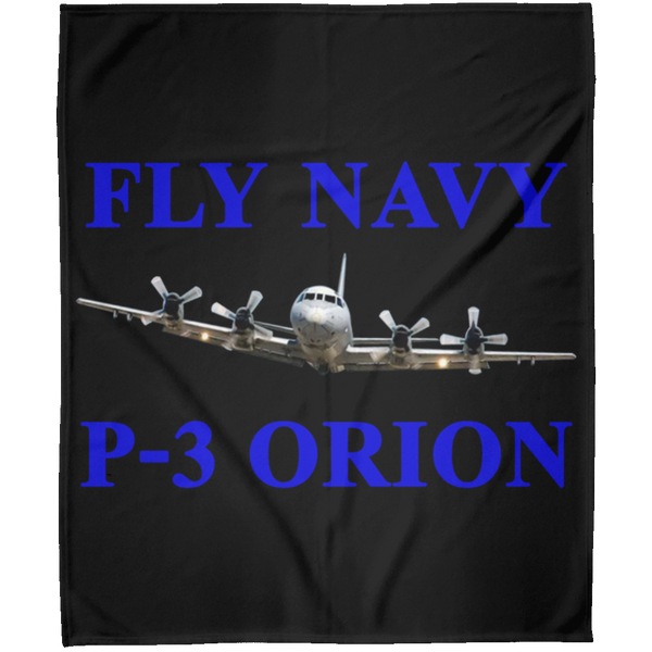 Fly Navy P-3 1 Blanket - Arctic Fleece Blanket 50x60