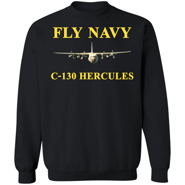 Fly Navy C-130 3 Crewneck Pullover Sweatshirt