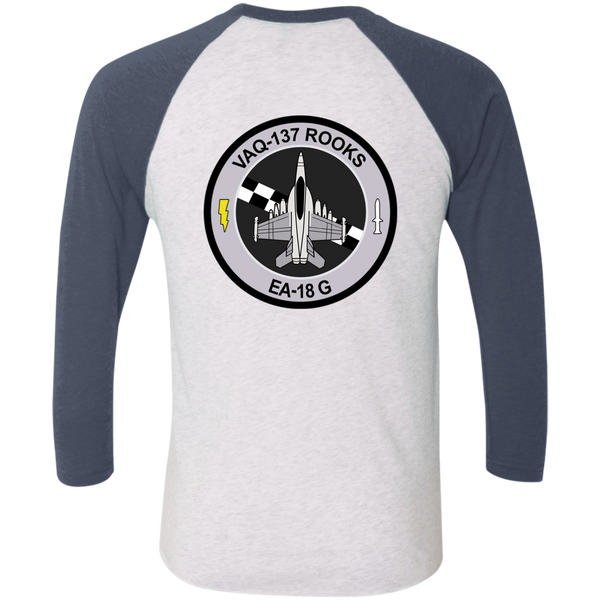 VAQ 137 5c Baseball Raglan T-Shirt