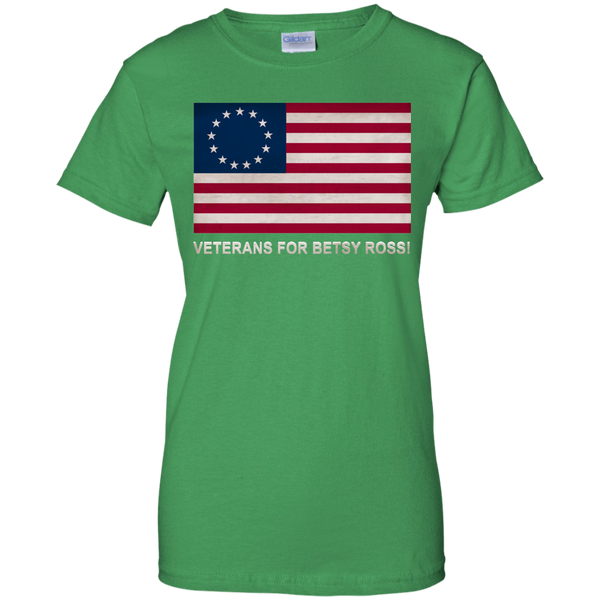 Betsy Ross Vets 2 Ladies' Cotton T-Shirt