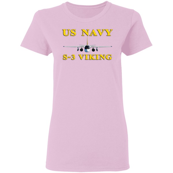 US Navy S-3 3 Ladies' Cotton T-Shirt