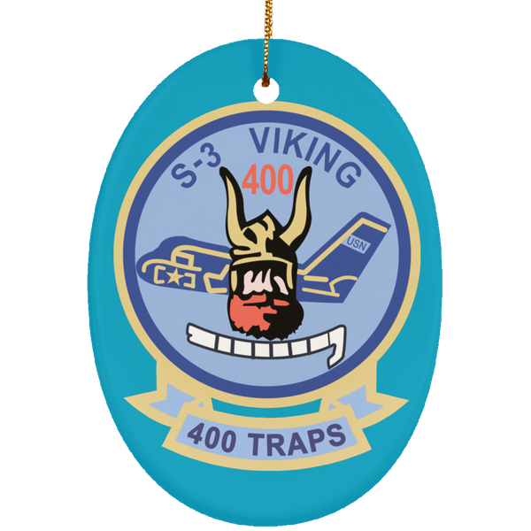 S-3 Viking 6 Ornament - Oval