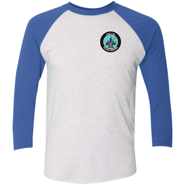 VAQ 135 5c Baseball Raglan T-Shirt