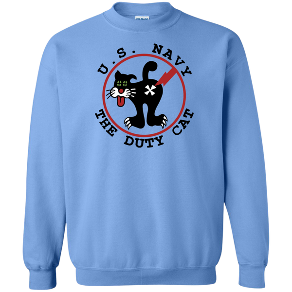 Duty Cat 4 Printed Crewneck Pullover Sweatshirt