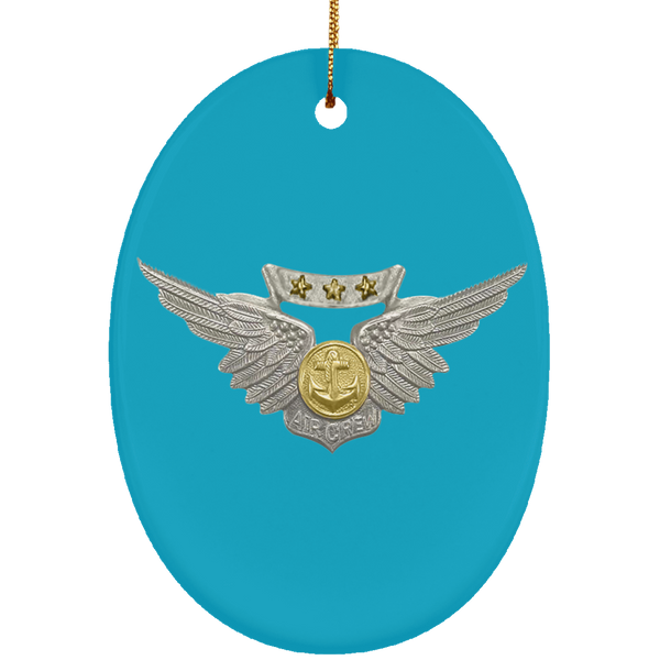 Combat Air 1 Ornament - Oval