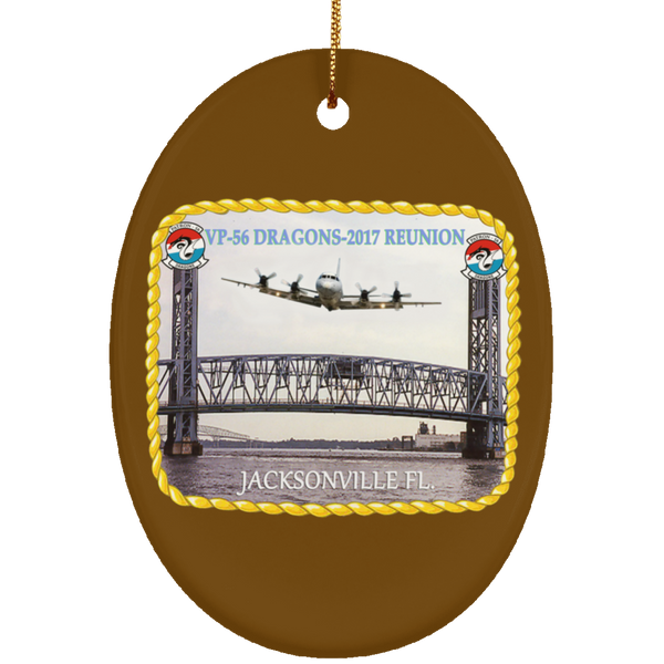 VP-56 2017 Reunion 1 Ornament Ceramic - Oval