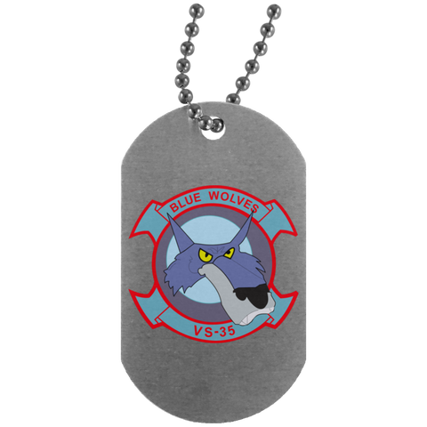 VS 35 1 Dog Tag - Silver