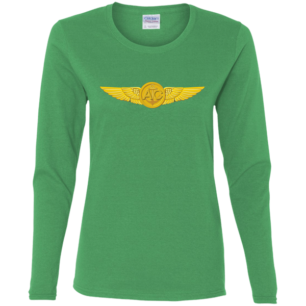 Aircrew 1 Ladies' Cotton LS T-Shirt