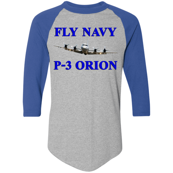 Fly Navy P-3 1 Colorblock Raglan Jersey