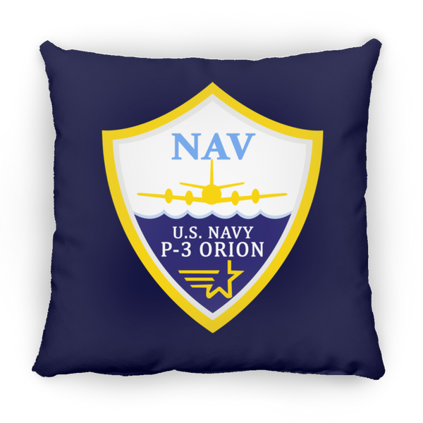 P-3 Orion 3 NAV Pillow - Square - 16x16