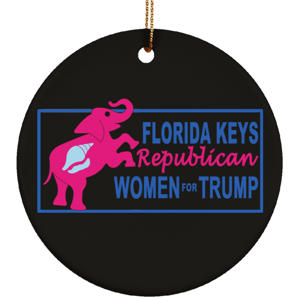 Florida Keys Ornament - Circle