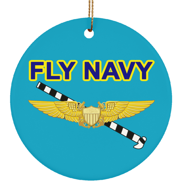 Fly Navy Tailhook 3 Ornament - Circle