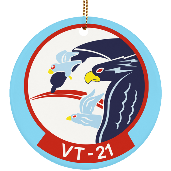 VT 21 2 Ornament Ceramic - Circle