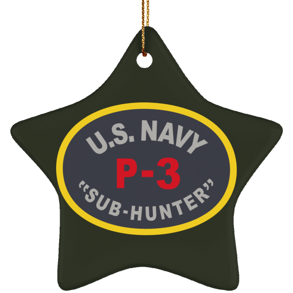 P-3 Sub Hunter Ornament - Star