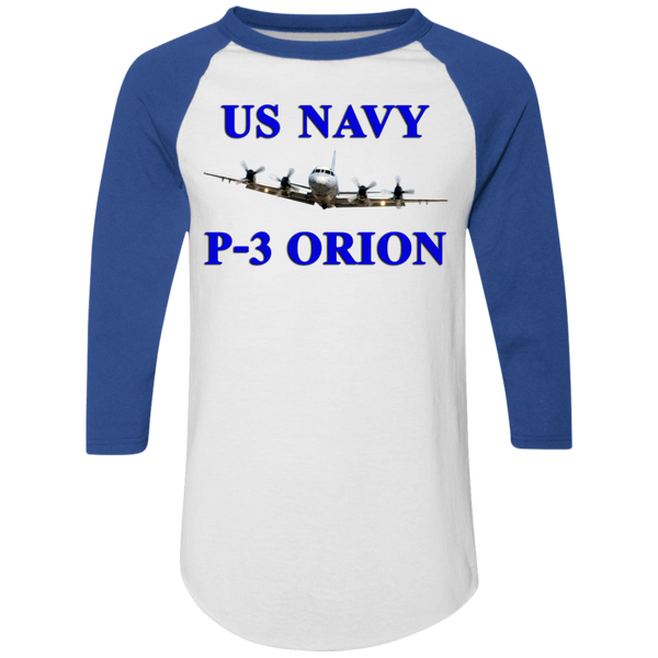 US Navy P-3 1 Colorblock Raglan Jersey