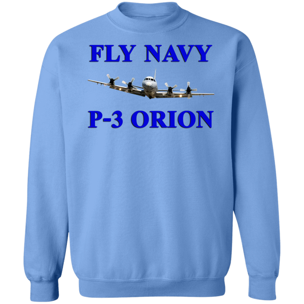 Fly Navy P-3 1 Crewneck Pullover Sweatshirt