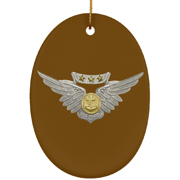 Combat Air 1 Ornament - Oval