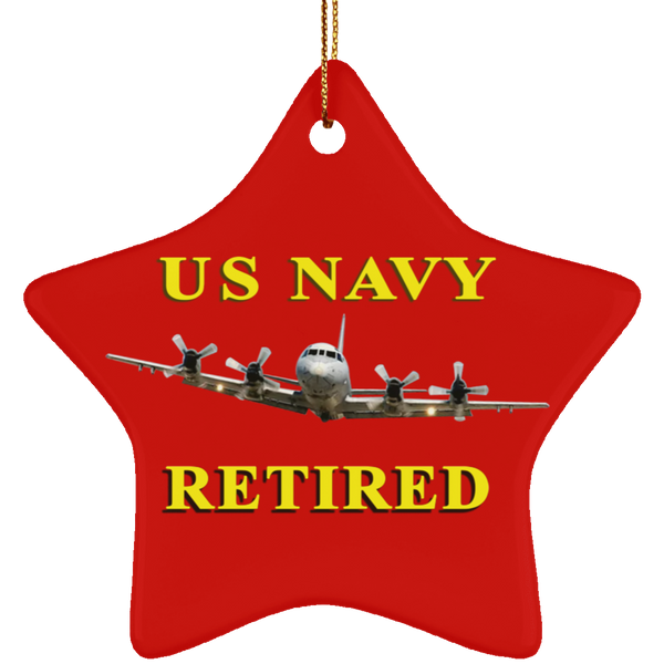 Navy Retired 1 Ornament – Star