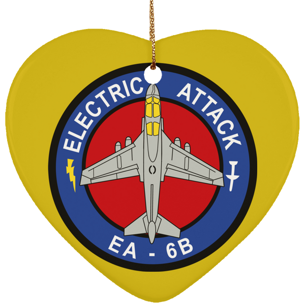 EA-6B 1 Ornament - Heart