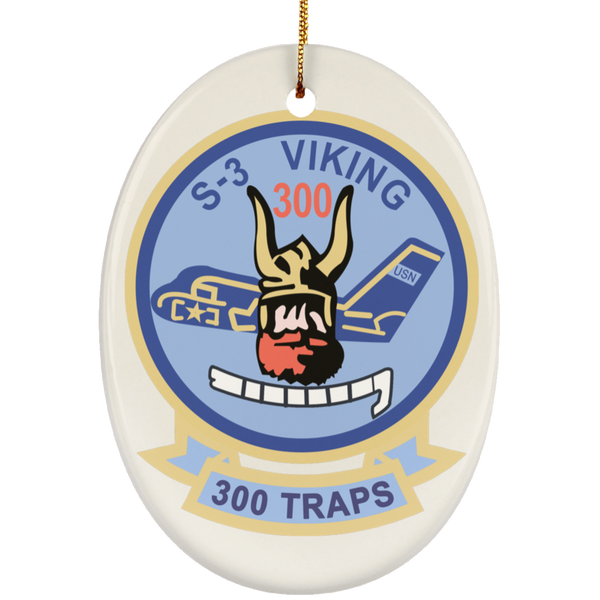 S-3 Viking 5 Ornament - Oval