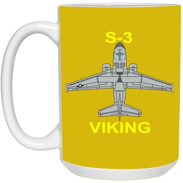 S-3 Viking 11 White Mug - 15oz