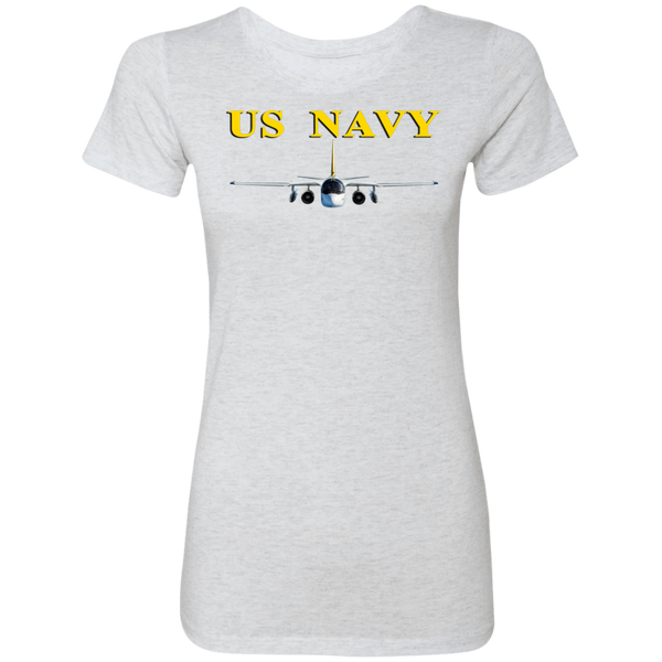 US Navy S-3 4 Ladies' Triblend T-Shirt