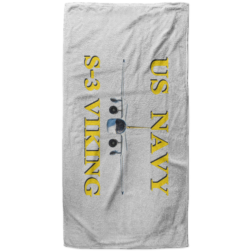 US Navy S-3 3 Beach Towel - 37x74