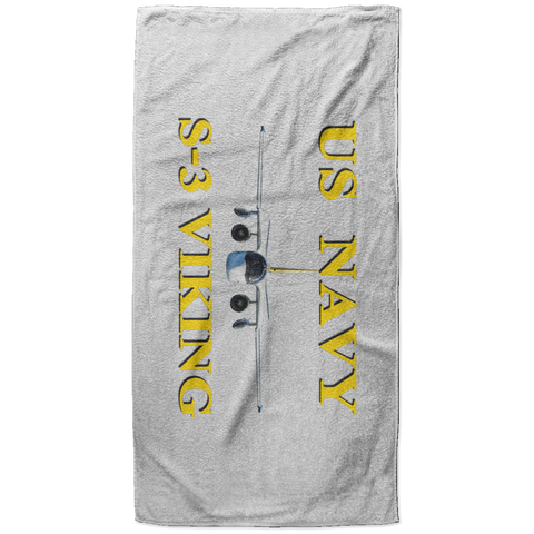 US Navy S-3 3 Beach Towel - 37x74