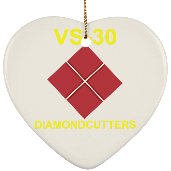 VS 30 4 Ornament Ceramic - Heart