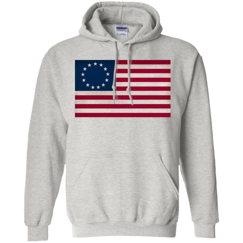 Betsy Ross Flag Pullover Hoodie