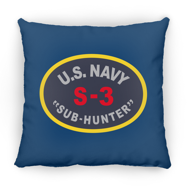 S-3 Sub Hunter Pillow - Square - 18x18