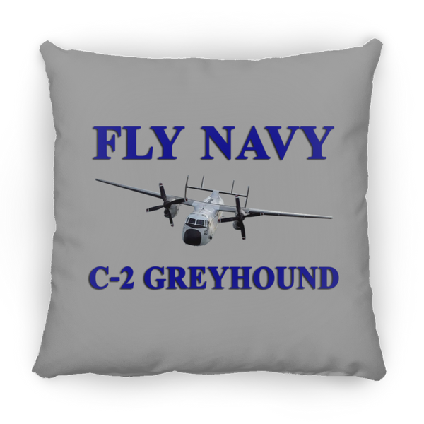 Fly Navy C-2 1 Pillow - Square - 16x16