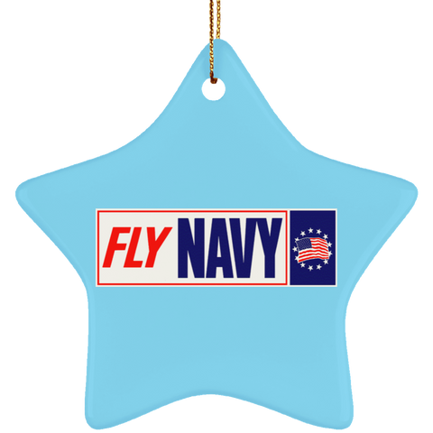 Fly Navy 1 Ornament - Star