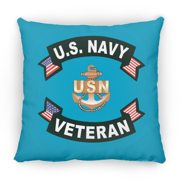 Navy Vet 1 Pillow - Square - 16x16