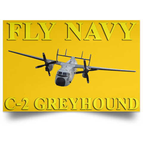 Fly Navy C-2 3 Poster - Landscape