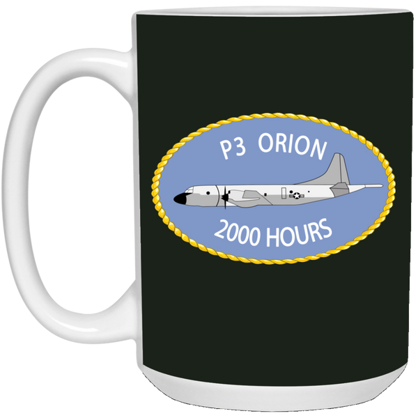 P-3 Orion 9 2000 White Mug - 15oz