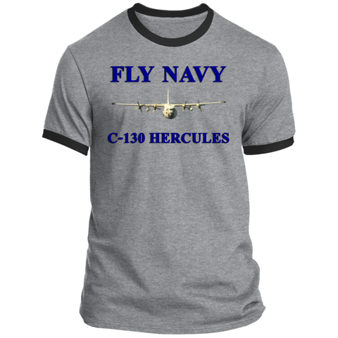 Fly Navy C-130 1 Ringer Tee