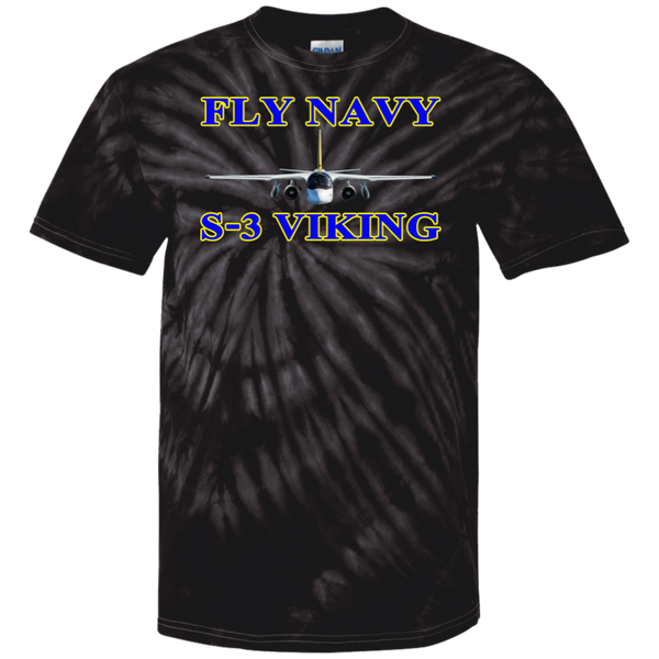 Fly Navy S-3 1 Cotton Tie Dye T-Shirt