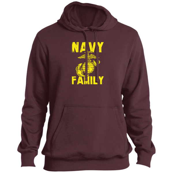 Navy Family Semper Fi 1 Tall Pullover Hoodie