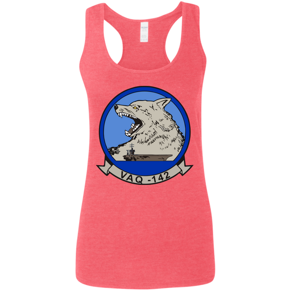 VAQ 142 1 Ladies' Softstyle Racerback Tank