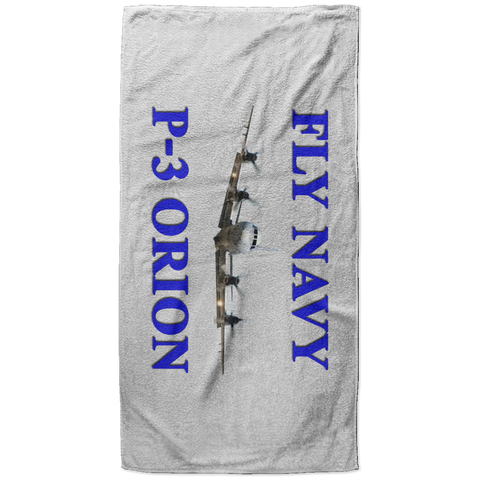 Fly Navy P-3 1 Beach Towel - 37x74