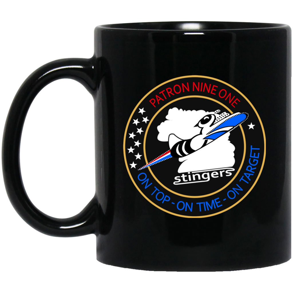 VP 91 6 Black Mug - 11oz