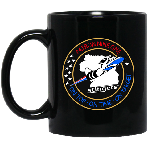 VP 91 6 Black Mug - 11oz