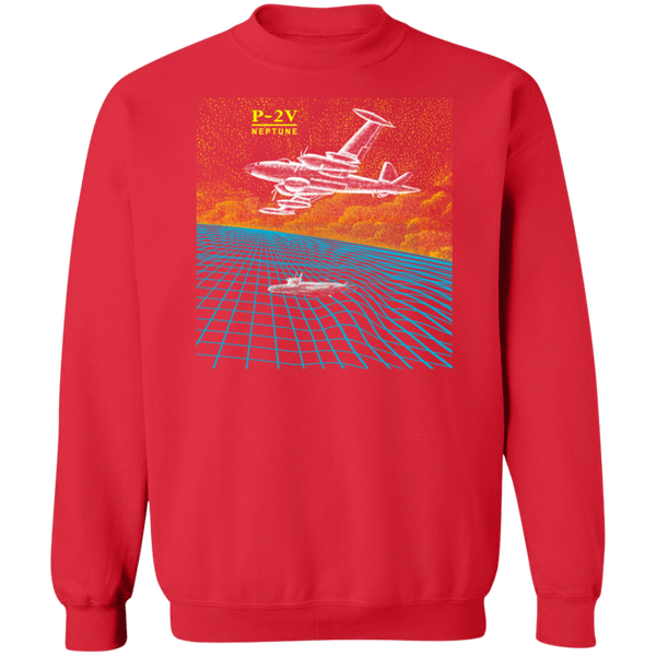 P-2V 1 Crewneck Pullover Sweatshirt