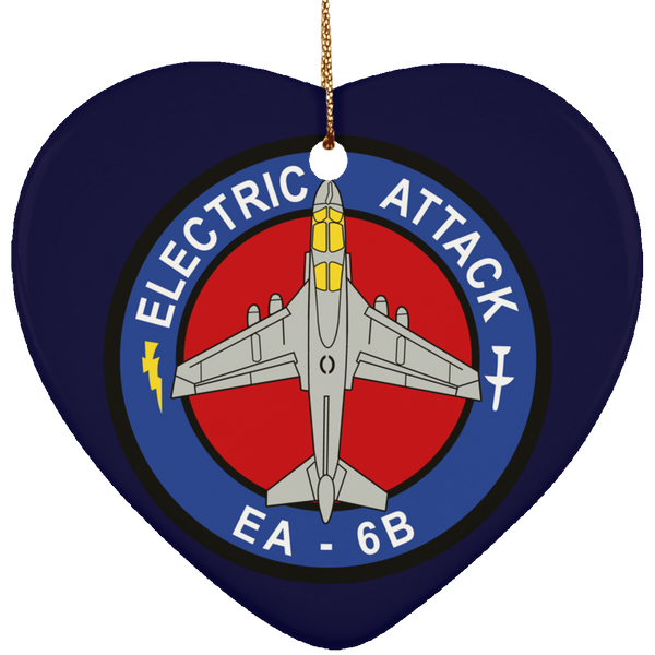 EA-6B 1 Ornament - Heart